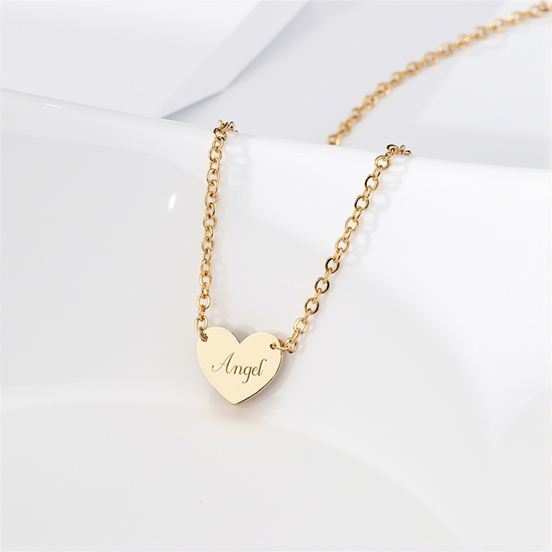 Heart Name Pendant Necklace
