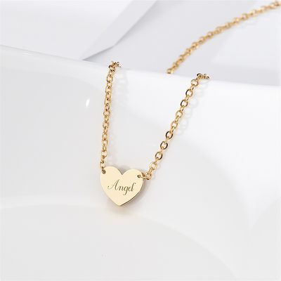 Heart Name Pendant Necklace