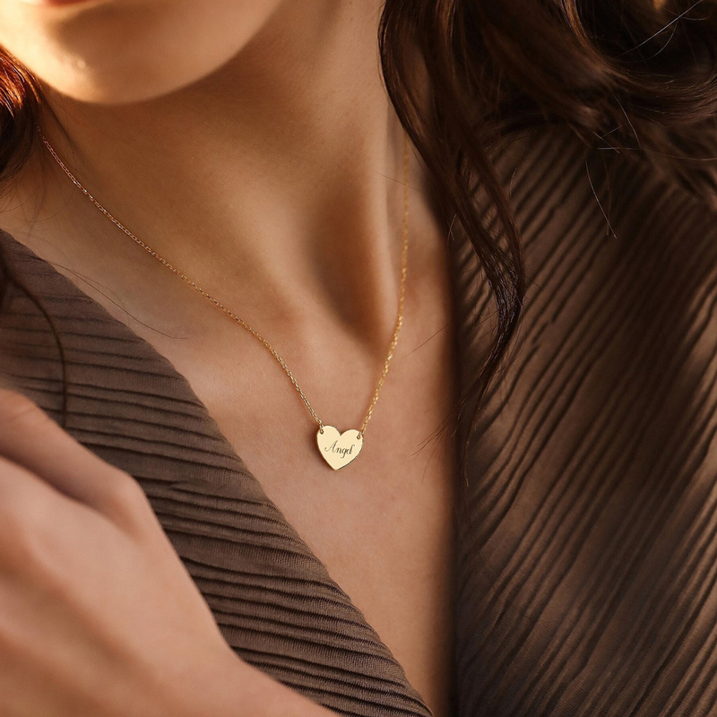 Heart Name Pendant Necklace