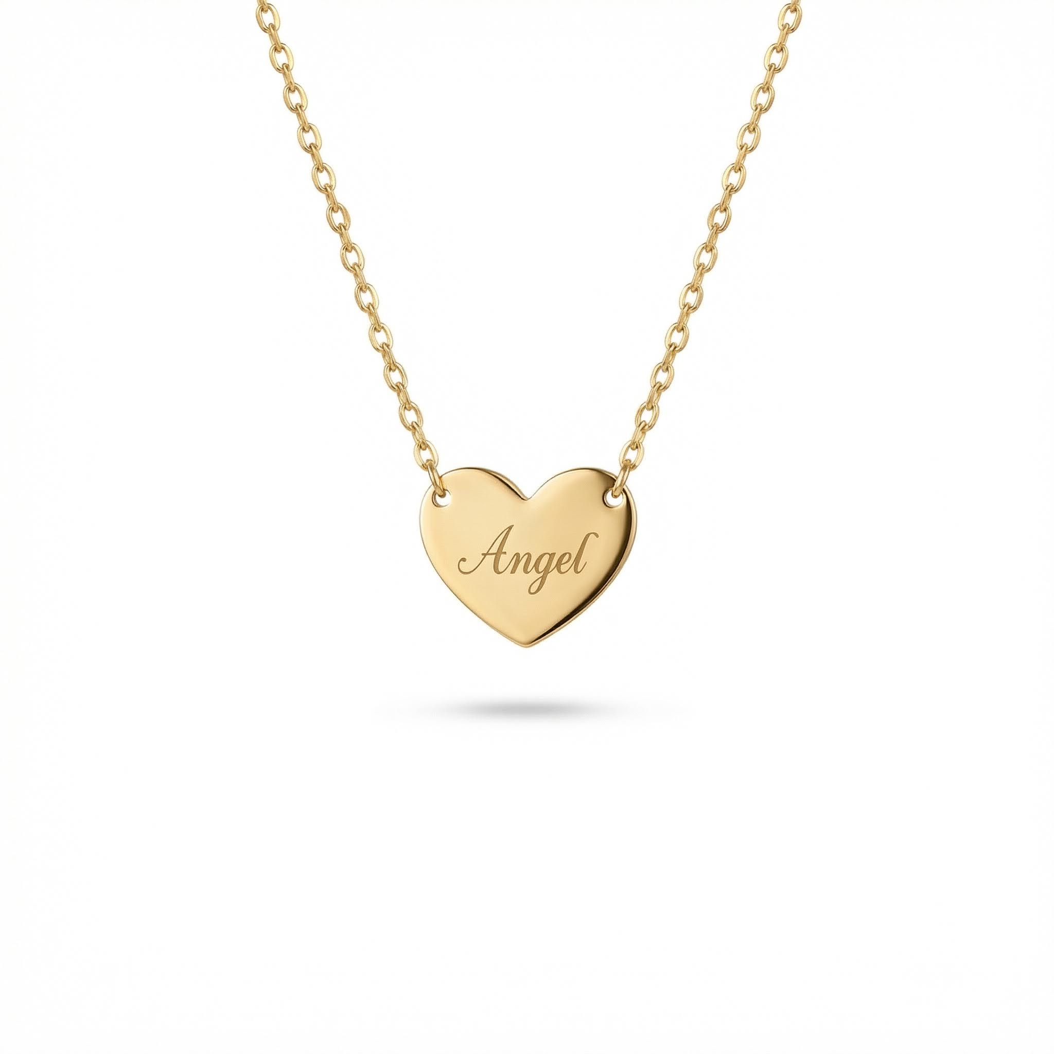 Heart Name Pendant Necklace Heart Name Pendant Necklace