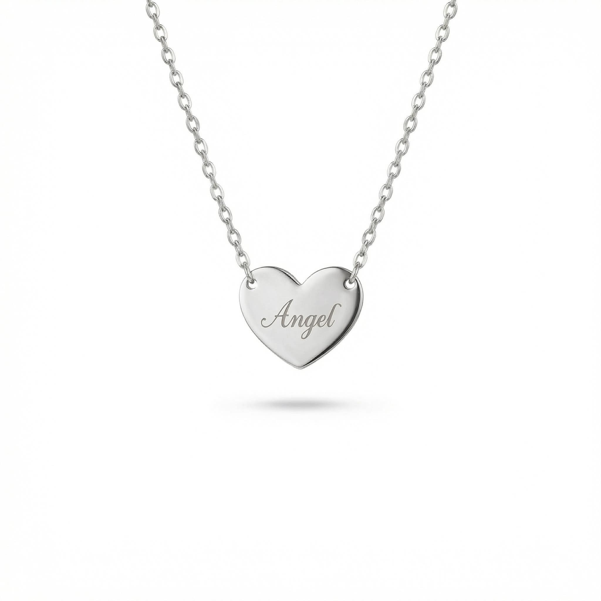 Heart Name Pendant Necklace Heart Name Pendant Necklace