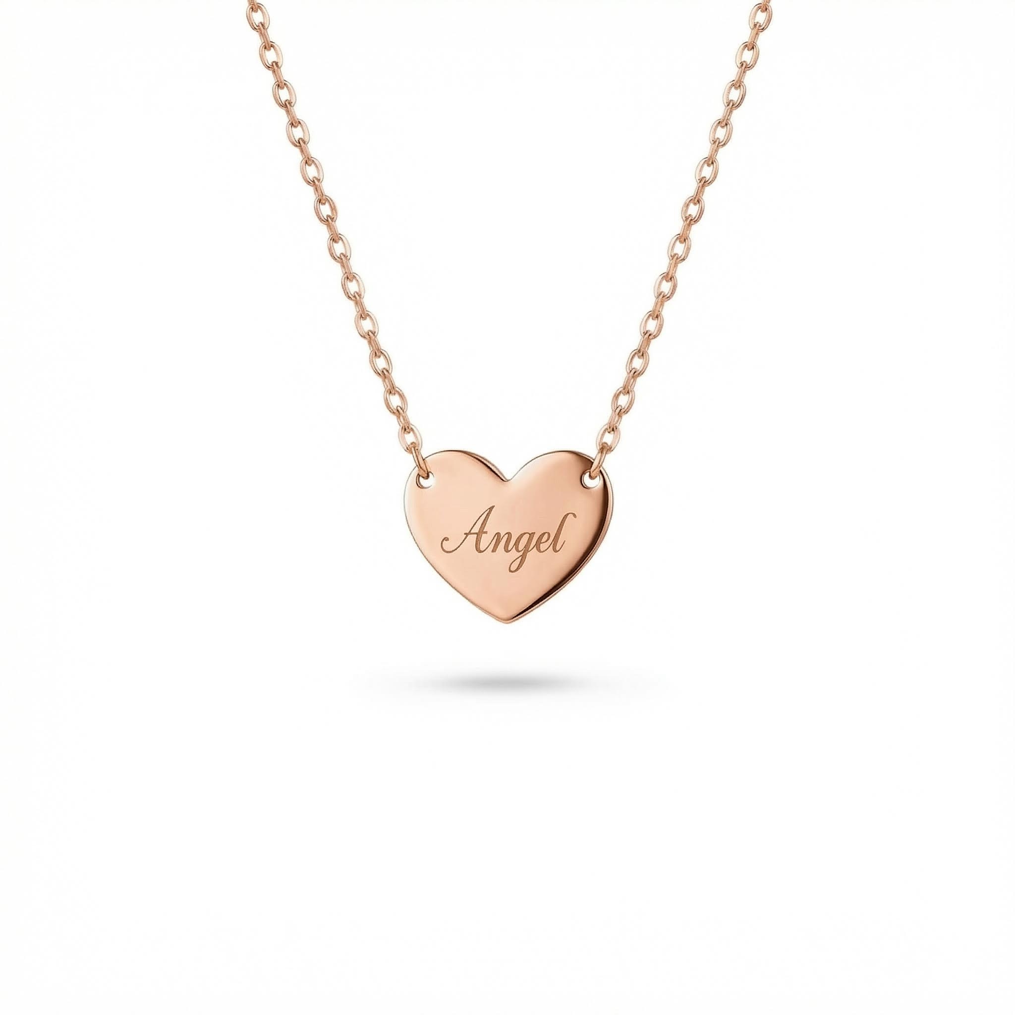 Heart Name Pendant Necklace Heart Name Pendant Necklace