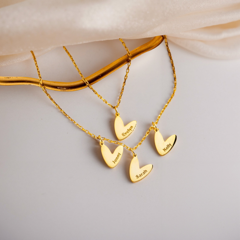 Personalized Heart-Shaped Name Necklace