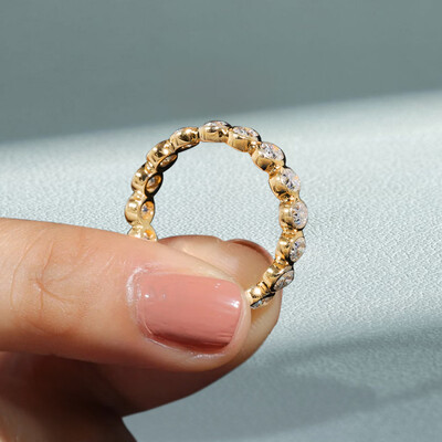 2.55CT Oval Cut VVS Moissante S925 Silver Wedding Band 2.55CT Oval Cut VVS Moissante S925 Silver Wedding Band