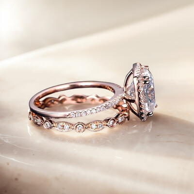 4.06CT Cushion & Round Cut VVS Moissante S925 Silver Halo Engagement Ring Set 4.06CT Cushion & Round Cut VVS Moissante S925 Silver Halo Engagement Ring Set