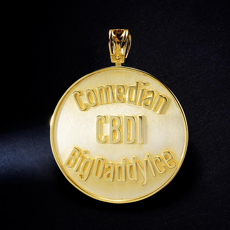 Custom S925 Unique Eye Yellow Pendant Deposit