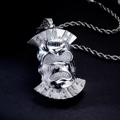 Custom S925 Unique White Face & Letter Pendant Deposit