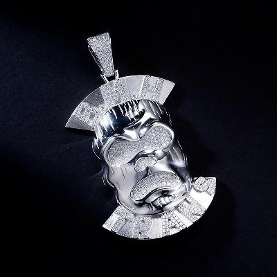 Custom S925 Unique White Face & Letter Pendant Deposit