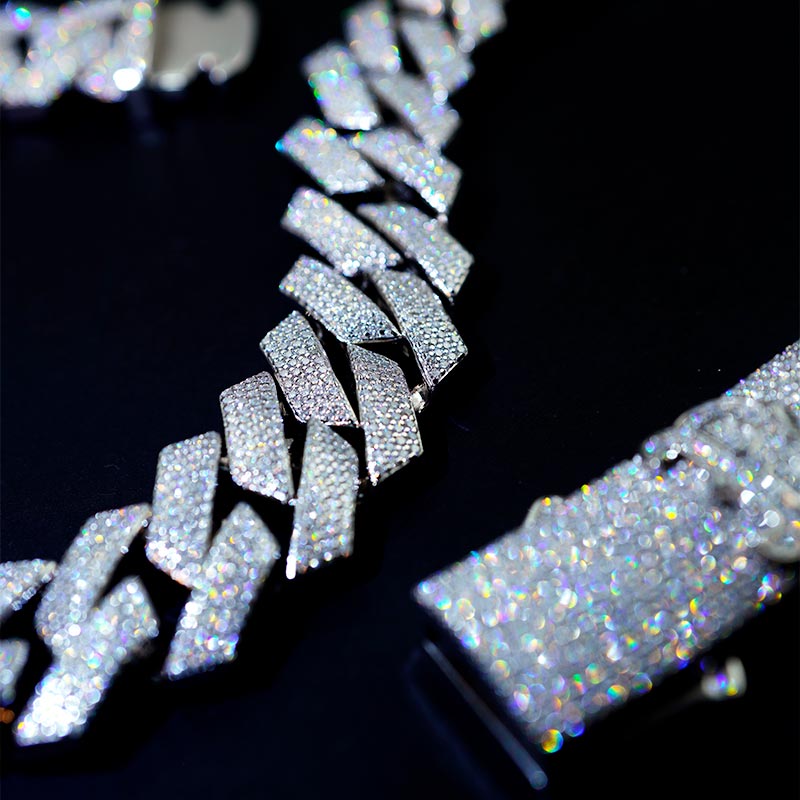 Custom S925 & VVS1 Moissanite Cuban Chain Deposit