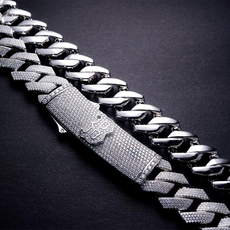 Custom S925 & VVS1 Moissanite Cuban Chain Deposit