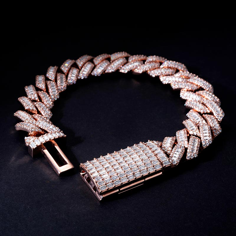 Custom S925 & VVS1 Moissanite Buggette Cuban Chain Deposit