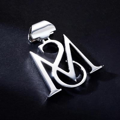 Custom Iced S925 Unique Letter Pendant Deposit