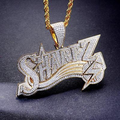 Custom S925 Iced Letter Pendant Deposit