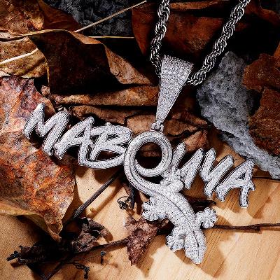 Custom S925 & Iced Lizard & Letter Pendant Deposit