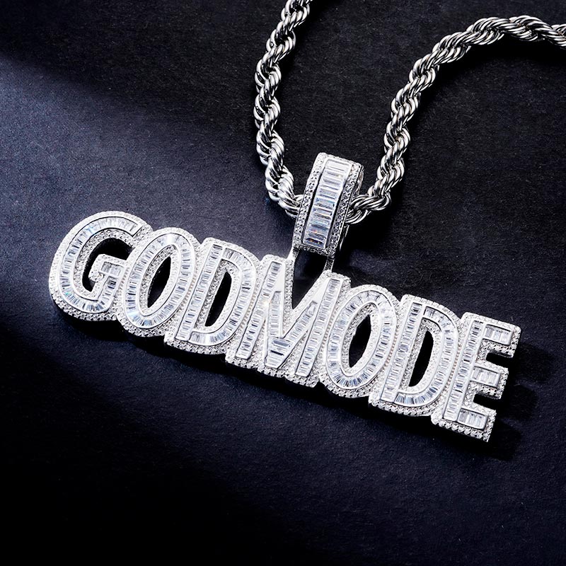 Custom S925 & VVS1 Buggette Moissanite Letter Pendant Deposit