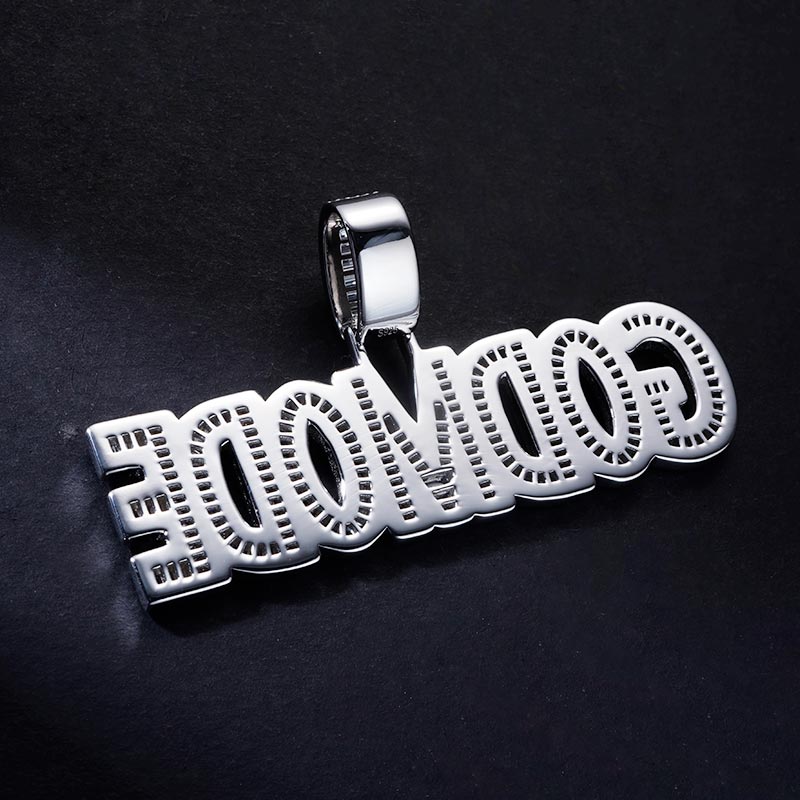Custom S925 & VVS1 Buggette Moissanite Letter Pendant Deposit