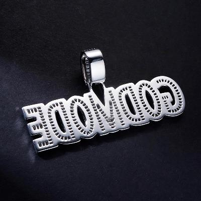 Custom S925 & VVS1 Buggette Moissanite Letter Pendant Deposit