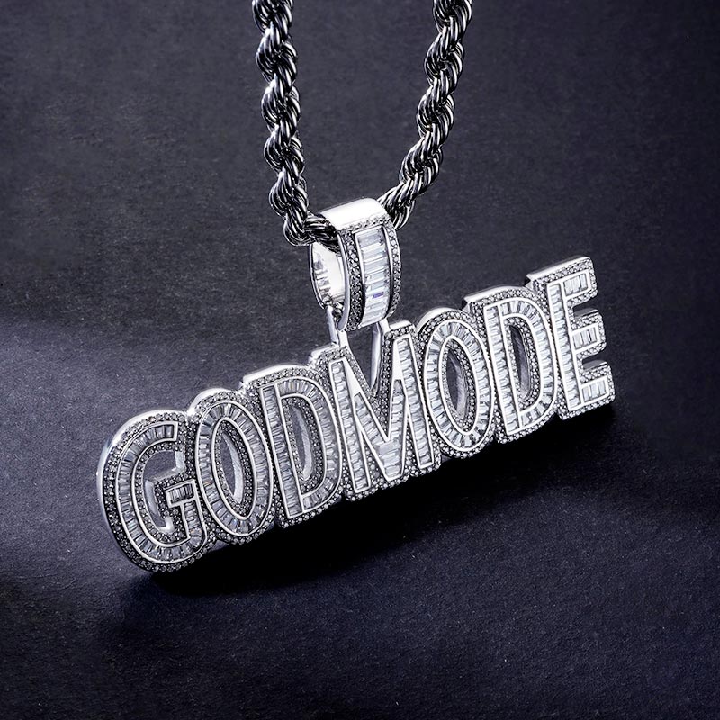 Custom S925 & VVS1 Buggette Moissanite Letter Pendant Deposit