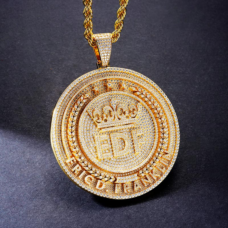 Custom S925 & VVS1 Moissanite Letter Pendant Deposit