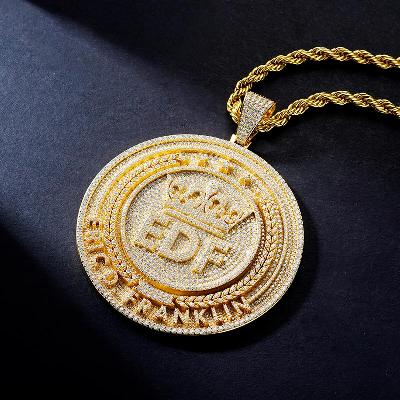 Custom S925 & VVS1 Moissanite Letter Pendant Deposit