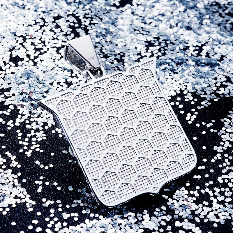 Custom S925 Iced Colorful Metal Pendant Deposit