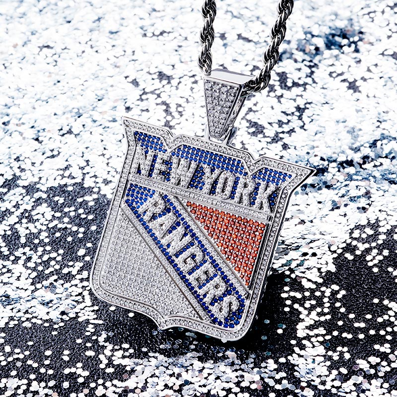 Custom S925 Iced Colorful Metal Pendant Deposit