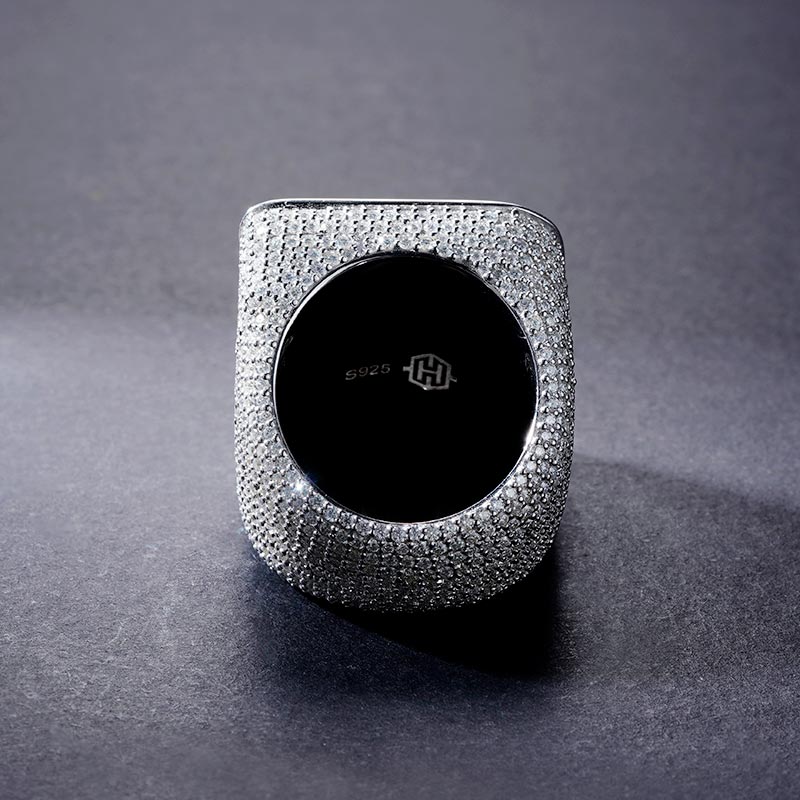 Custom S925 & VVS1 Buguette Moissanite Letter Ring Deposit