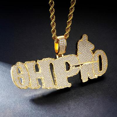 Custom S925 Iced Letter Pendant Deposit