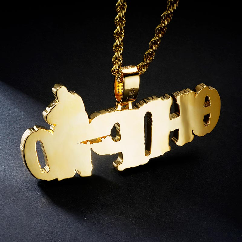 Custom S925 Iced Letter Pendant Deposit
