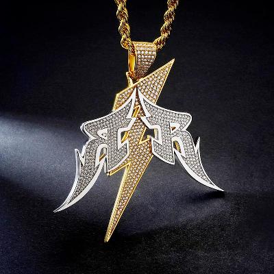 Custom S925 & VVS1 Moissanite Iced  Unique Pendant Deposit