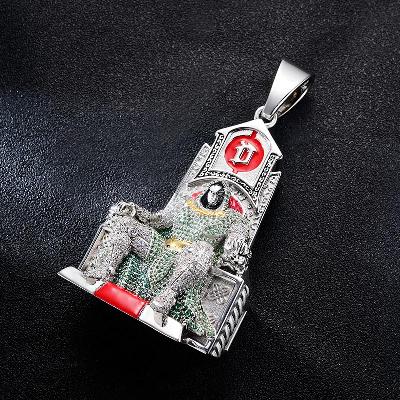 Custom S925 Iced Unique Pendant Deposit