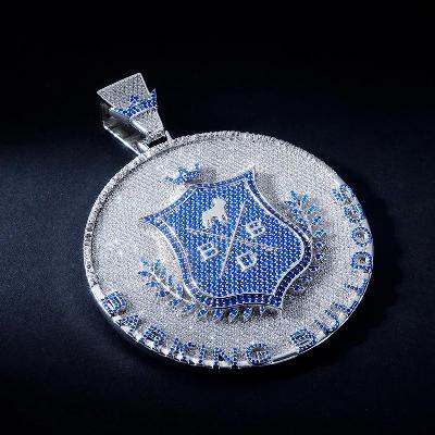 Custom S925 Iced Unique Round Pendant Deposit