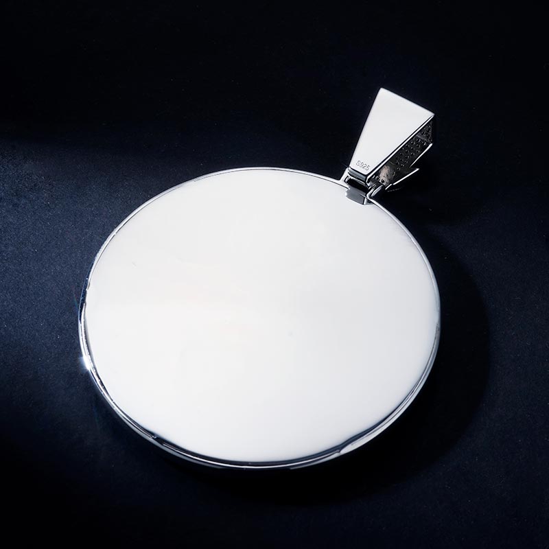 Custom S925 Iced Unique Round Pendant Deposit