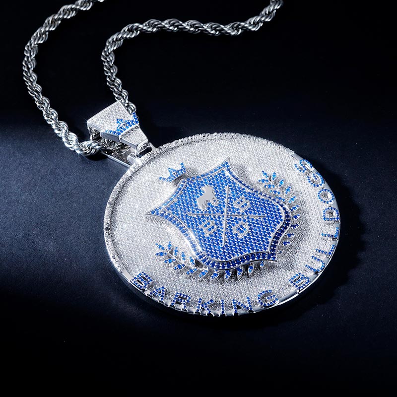 Custom S925 Iced Unique Round Pendant Deposit