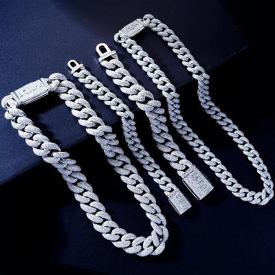 Custom S925 & VVS1 Moissanite Cuban Chain Deposit