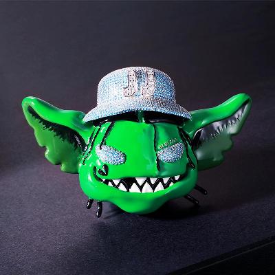 Custom S925 Unique Iced & Enamel Cartoon Pendant Deposit