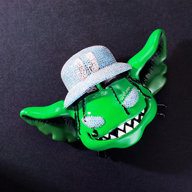Custom S925 Unique Iced & Enamel Cartoon Pendant Deposit