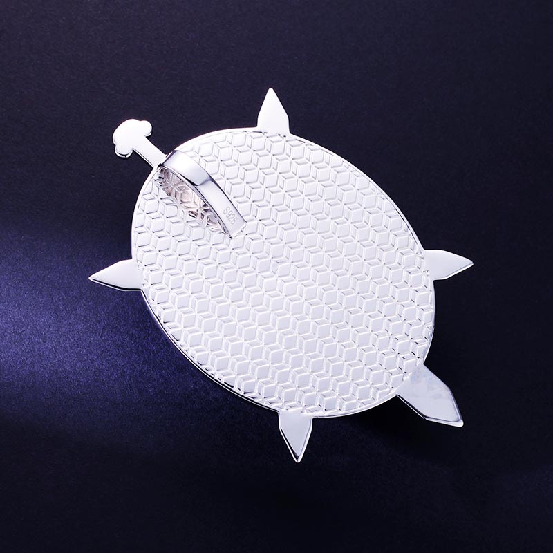 Custom Iced & Enamel S925 Silver Colorful Pendant Deposit
