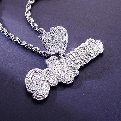 Custom S925 & VVS1 Moissanite Letter Pendant Deposit