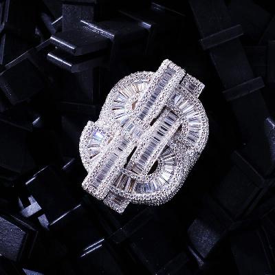 Custom S925 & VVS1 Buggette Moissanite Letter Ring Deposit