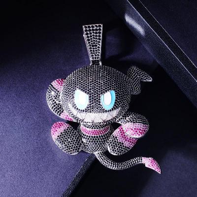 Custom S925 Iced Unique Cartoon Pendant Deposit