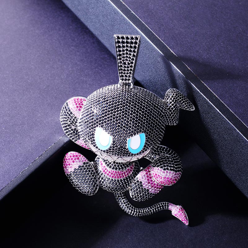 Custom S925 Iced Unique Cartoon Pendant Deposit