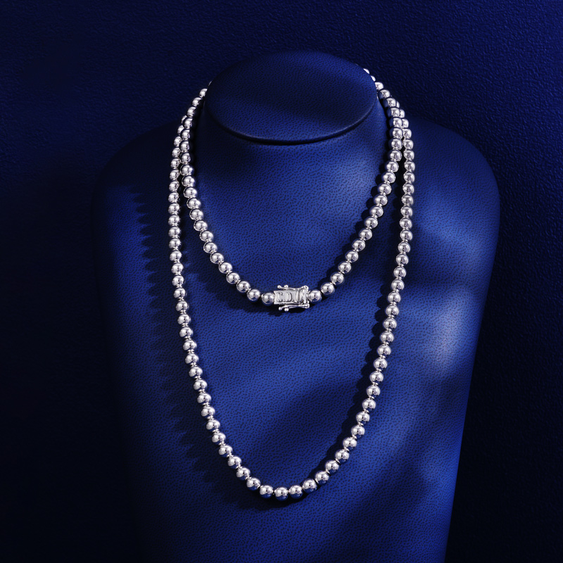 6mm 925S Custom Name Beads Chain