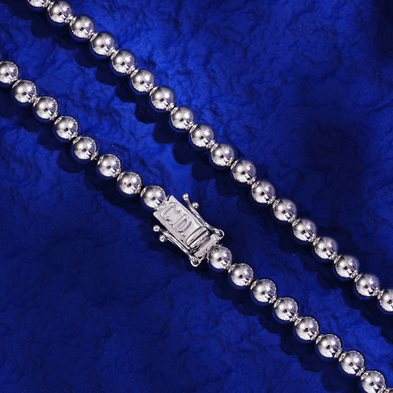 6mm 925S Custom Name Beads Chain