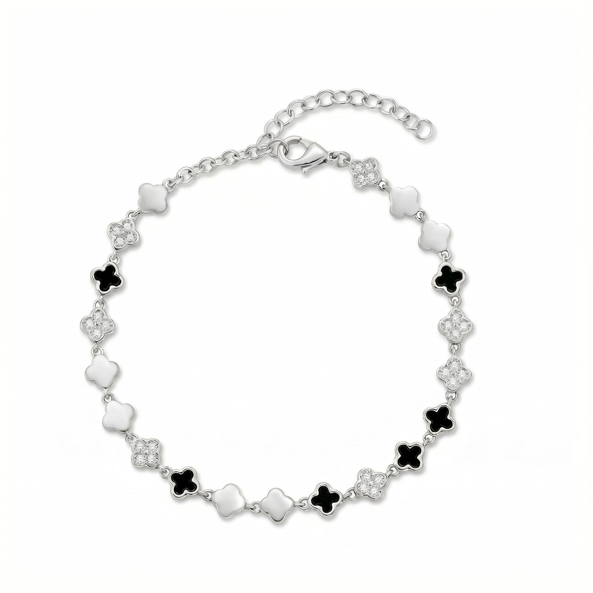 Elegant Four Leaf Clover Bracelet Elegant Four Leaf Clover Bracelet