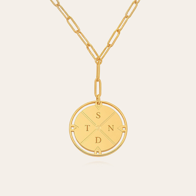 Personalized Letter Initials Necklace