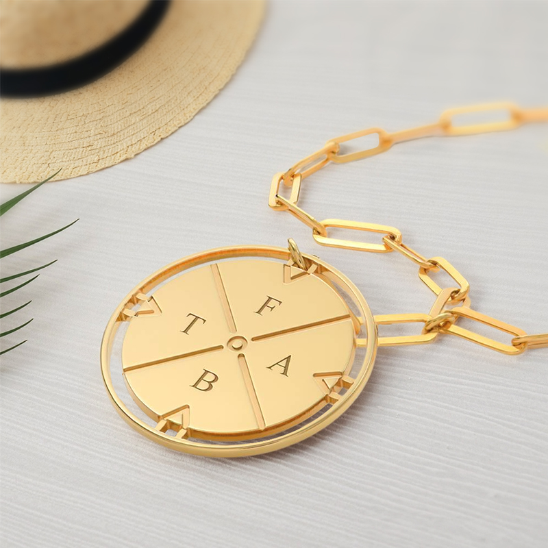 Personalized Letter Initials Necklace