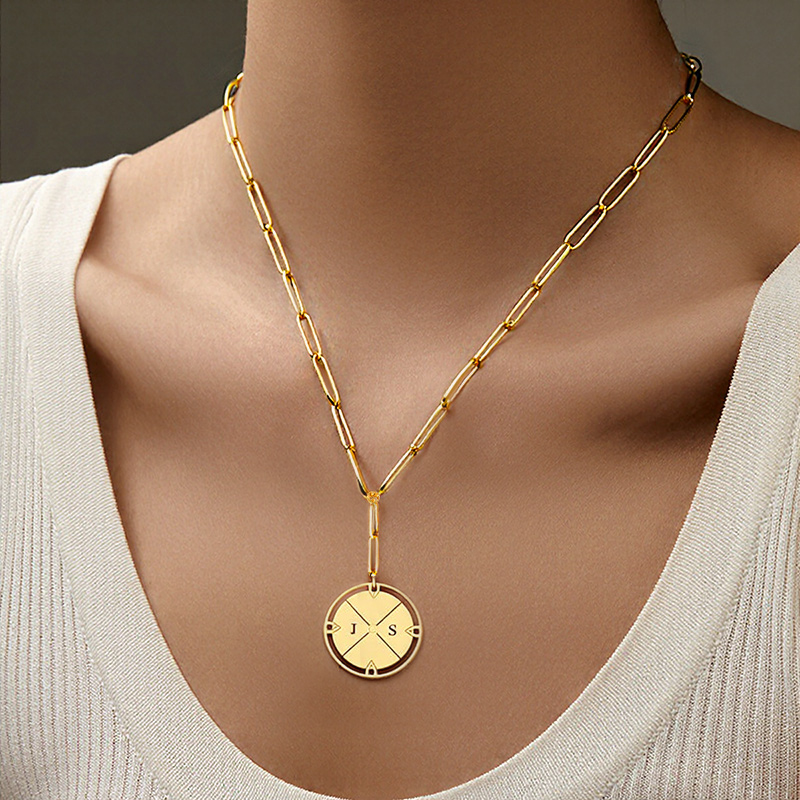 Personalized Letter Initials Necklace