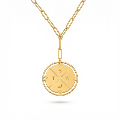 Personalized Letter Initials Necklace