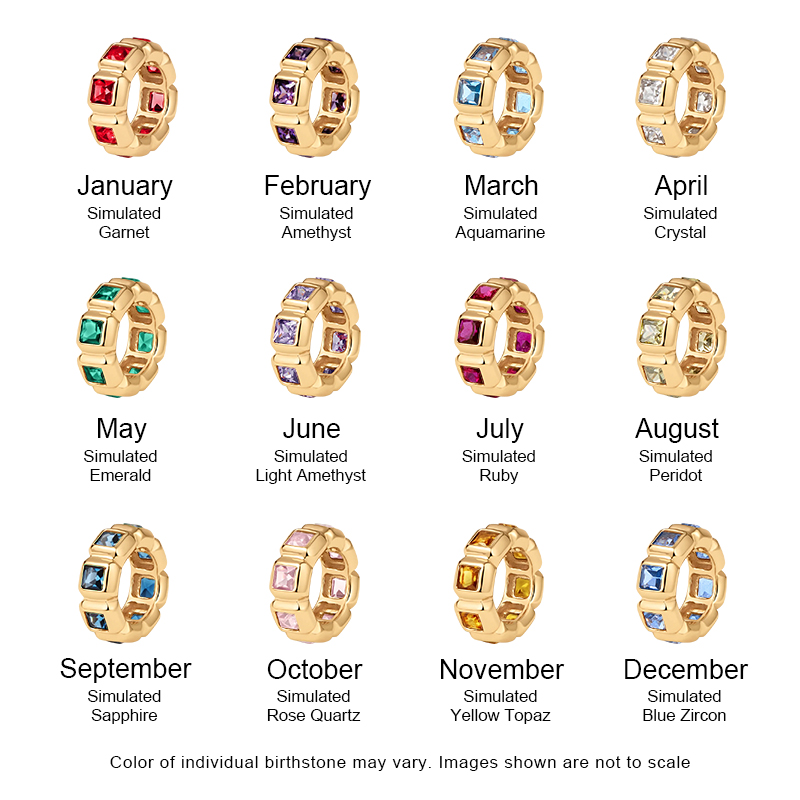 Personalized Birthstone Pendent Necklace